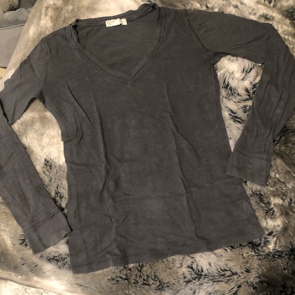 H&M Grey Long Sleeve Top